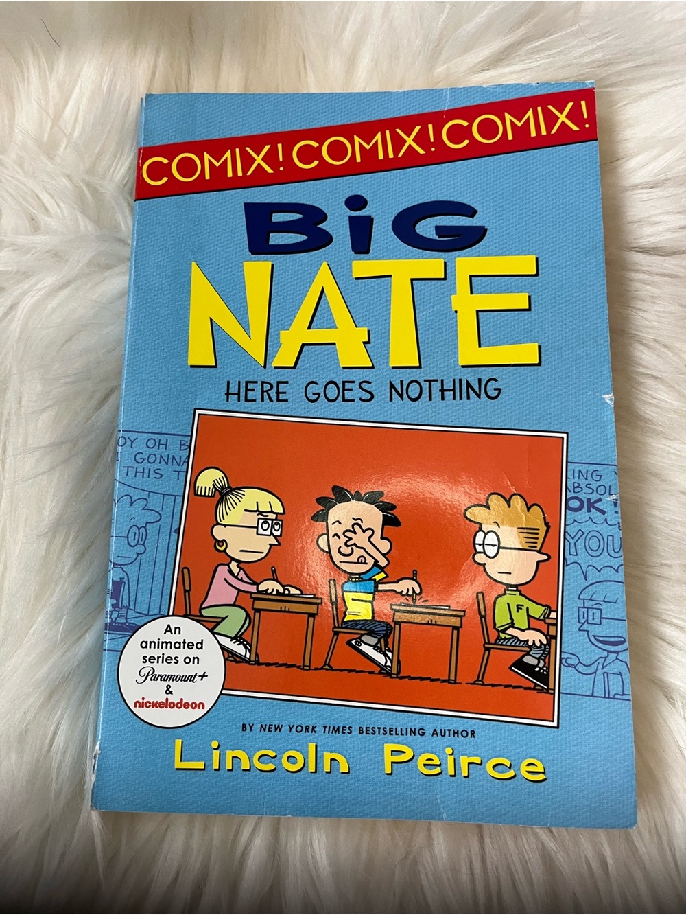 Big Nate: Here Goes Nothing by - Blue Cover